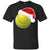 Tennis With Santa Claus Hat X-mas Shirt For Tennis LoversG200 Gildan Ultra Cotton T-Shirt