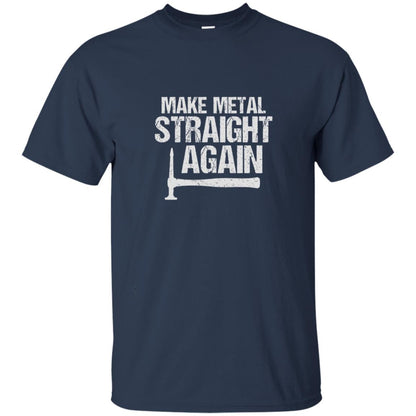 Make Metal Straight Again Auto Body Shirt Navy