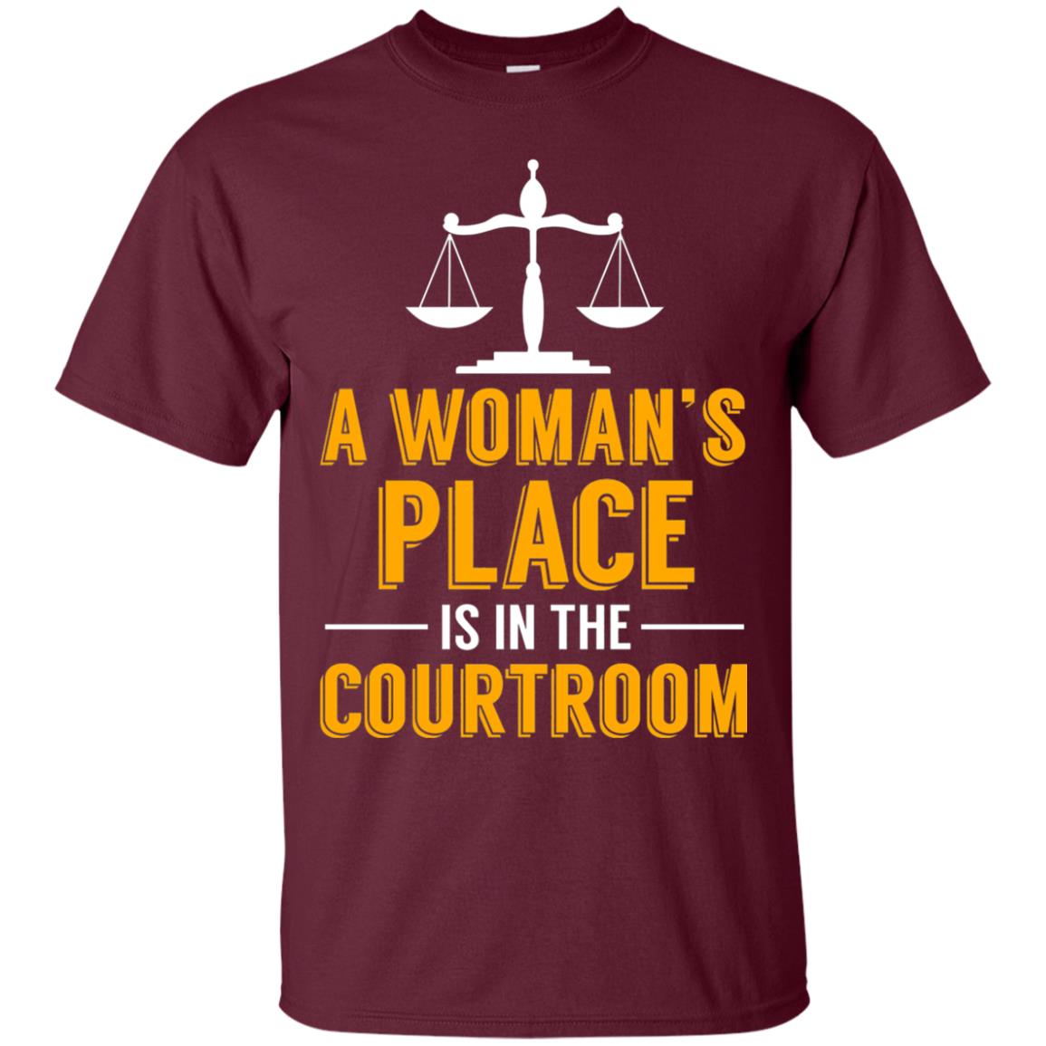 Lawyers Graduation A Woman_s Place Is In The Courtroom Maroon