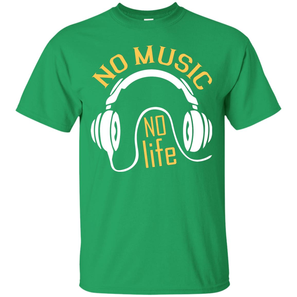 No Music No Life Music Lover Shirt Irish Green