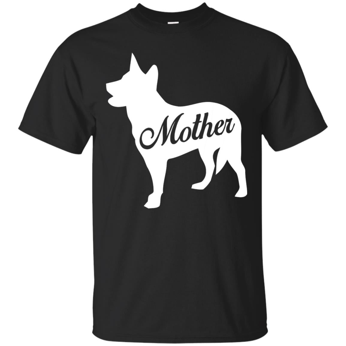 American Cattle Dog Mom T-shirt Black