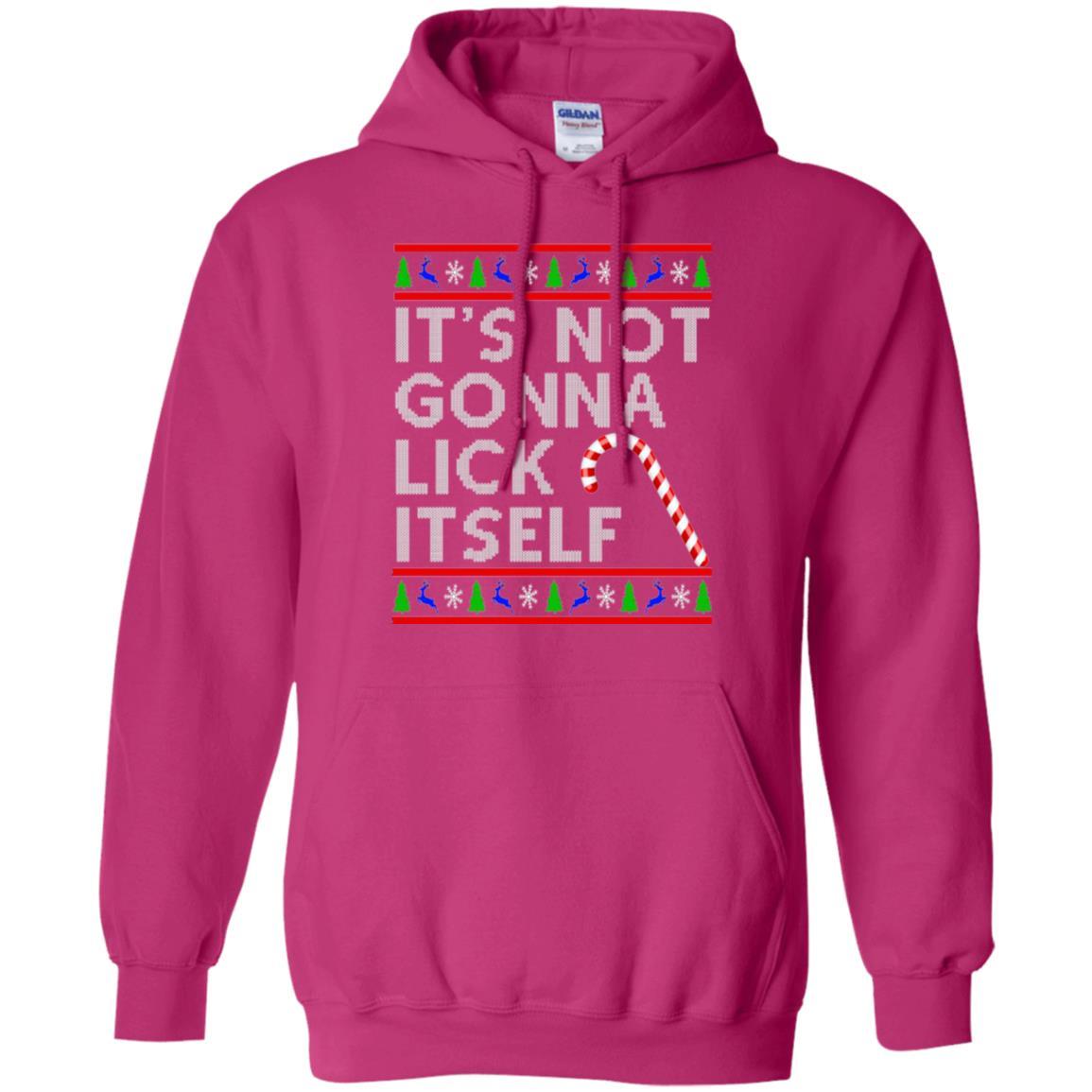 Christmas T-shirt It's Not Gonna Lick Itself Heliconia