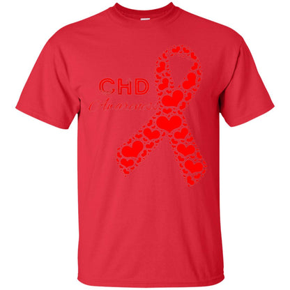 Chd Congenital Heart Defect Awareness T-shirt National Wear Red Red