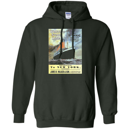 Film T-shirt Sailing Ship Cruise Vintage Poster Forest Green