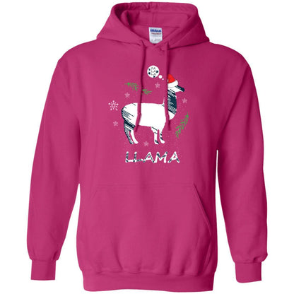 Christmas T-shirt Fa La La La Llama T-shirt Heliconia