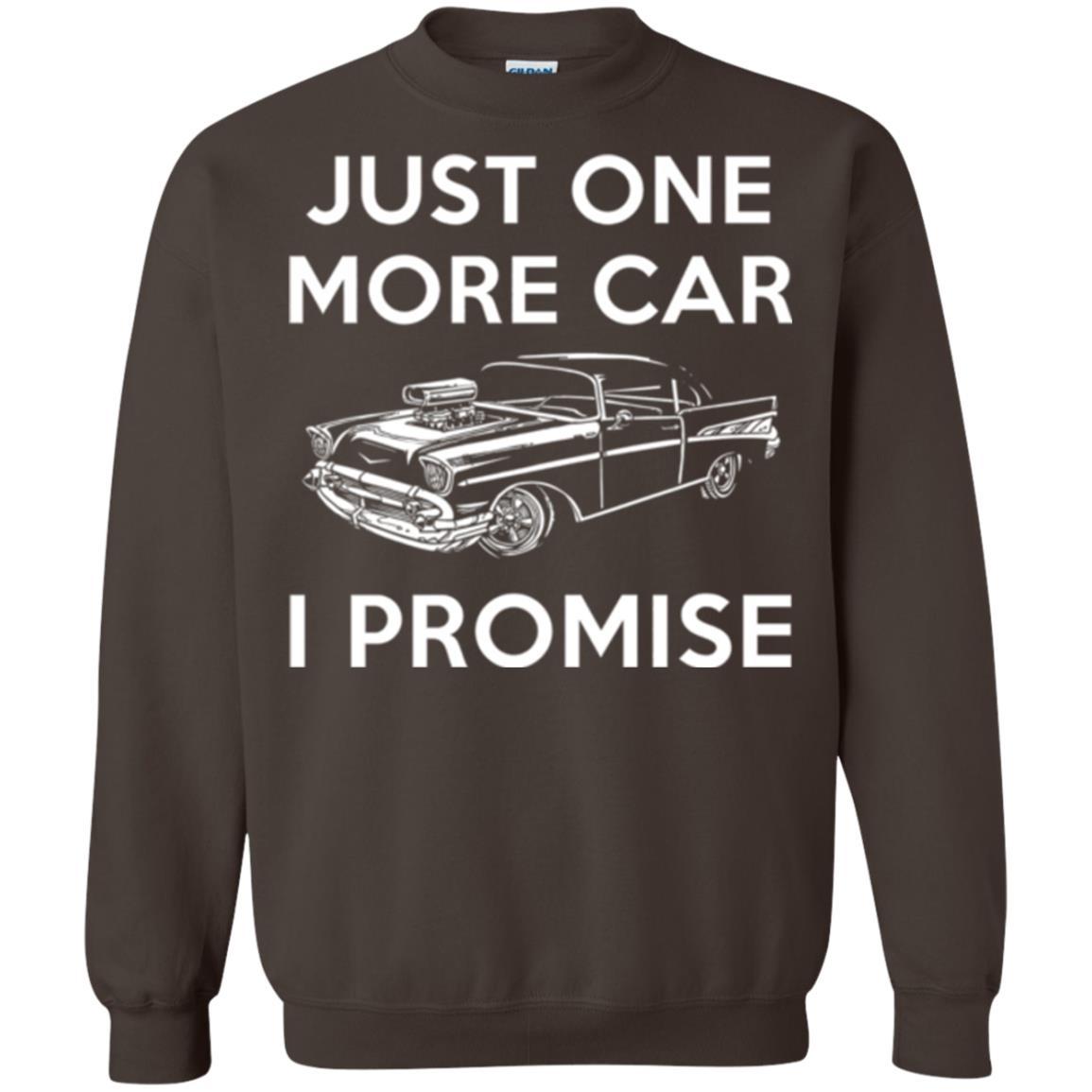 Car Lover T-shirt Just One More Car Dark Chocolate