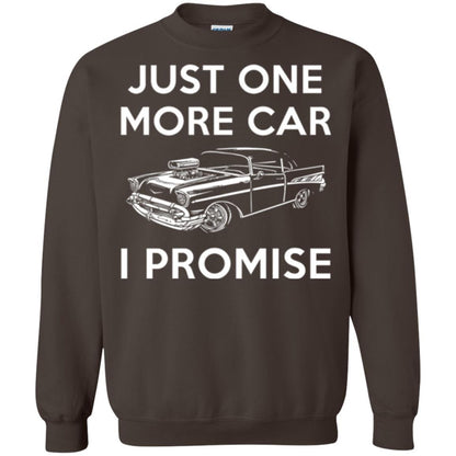 Car Lover T-shirt Just One More Car Dark Chocolate