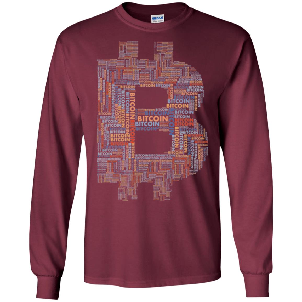 Bitcoin T-shirt Maroon