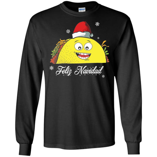 Christmas T-shirt Taco Feliz Navidad Black