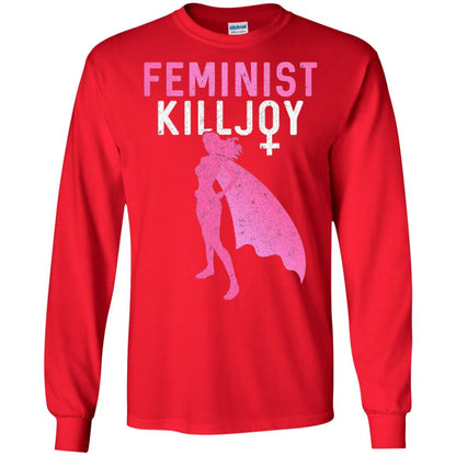 Feminist Killjoy Proud Female T-shirt Red
