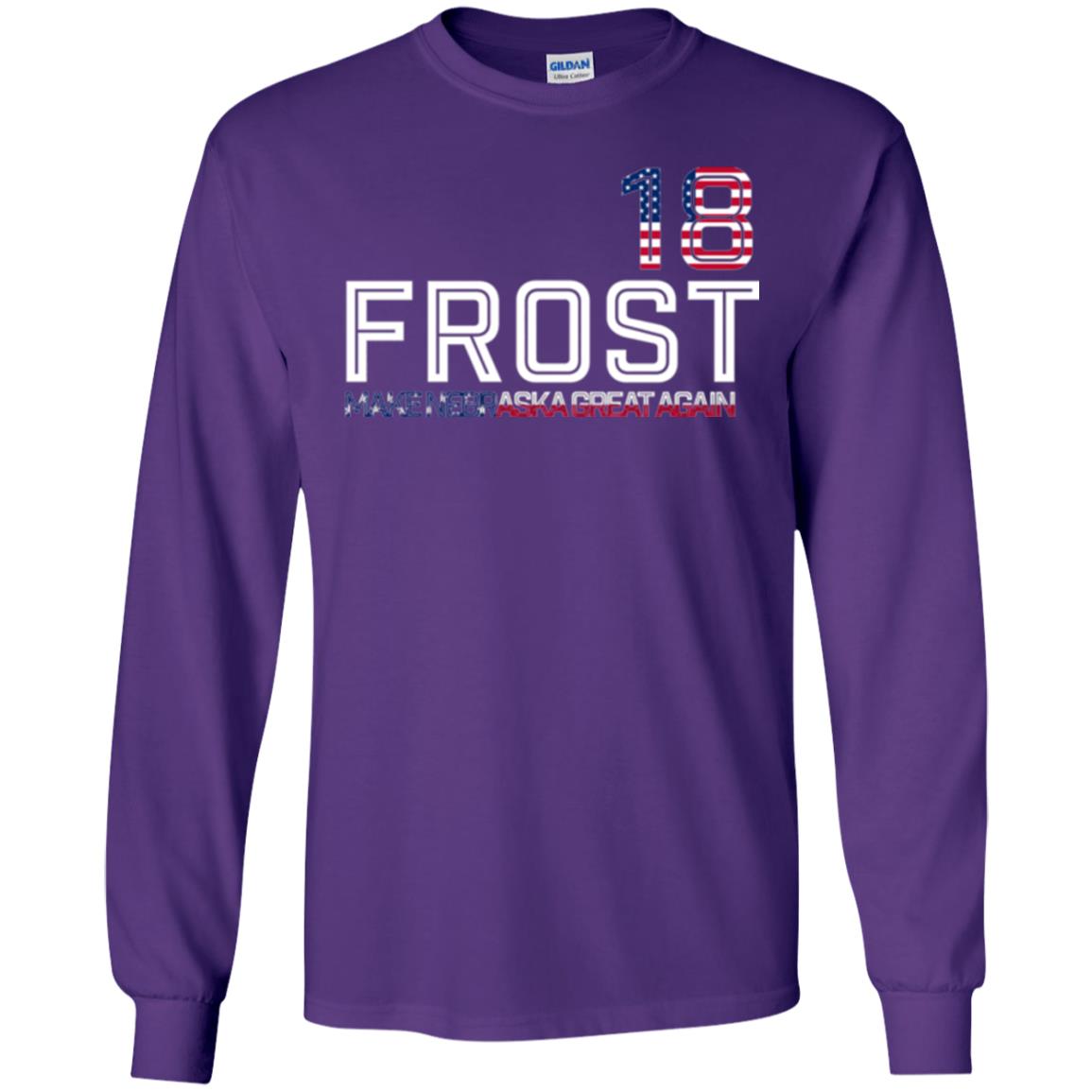Frost 2018 T-shirt Make Nebraska Great Again Purple