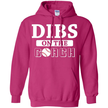 Dibs On The Coach Baseball T-shirt Heliconia