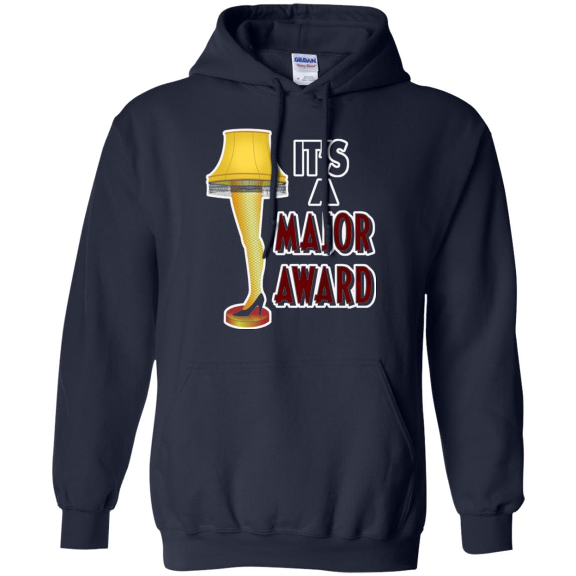 Christmas T-shirt It_s A Major Award Leg Lamp Navy