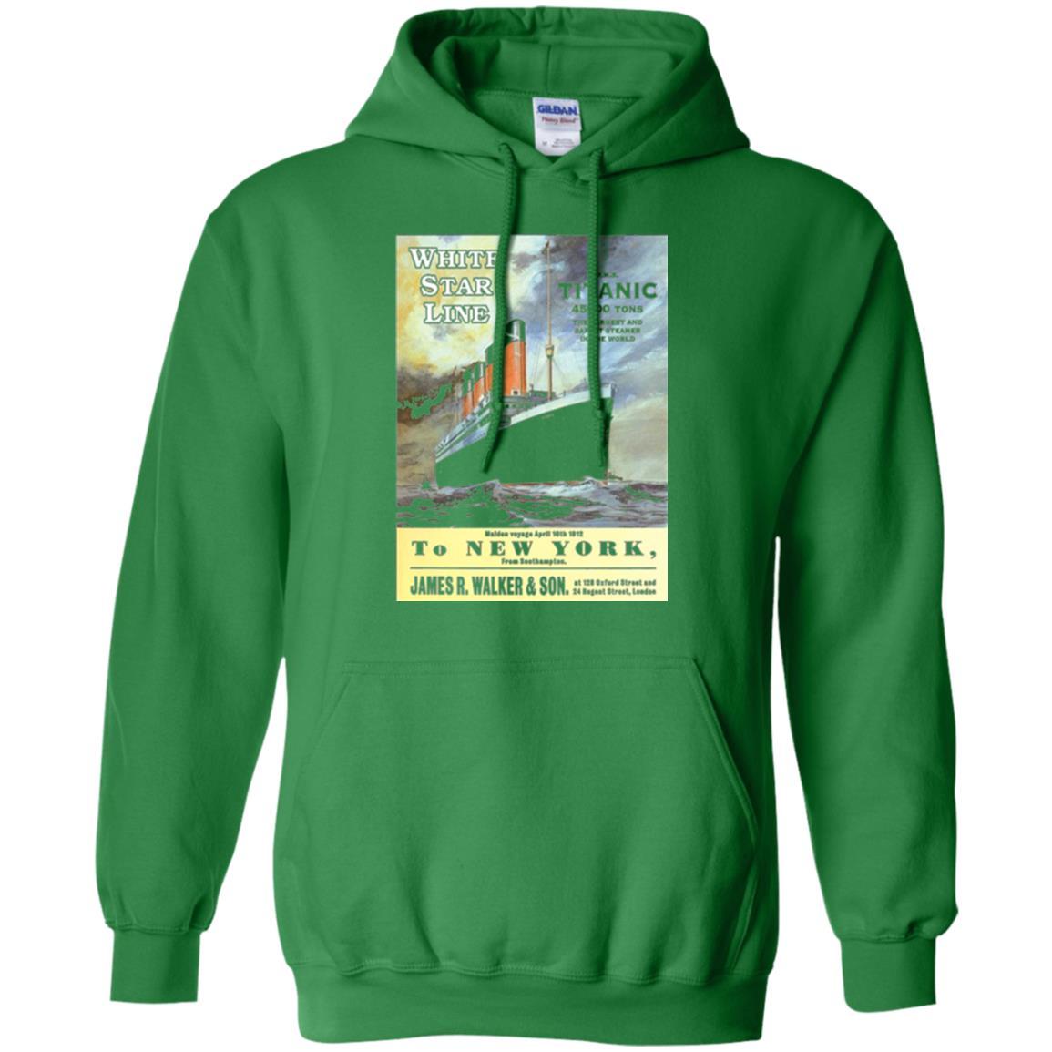Film T-shirt Sailing Ship Cruise Vintage Poster Irish Green