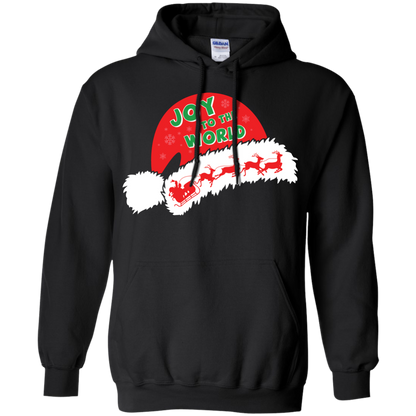 Christmas T-shirt Joy To The World Black