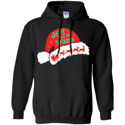 Christmas T-shirt Joy To The World Black