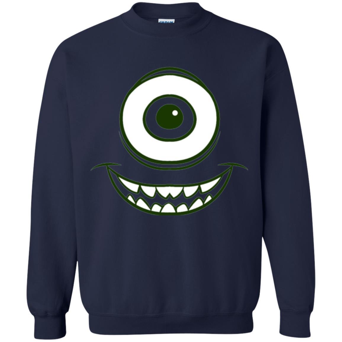 Cartoon T-shirt Mike Wazowski Eye Graphic Navy