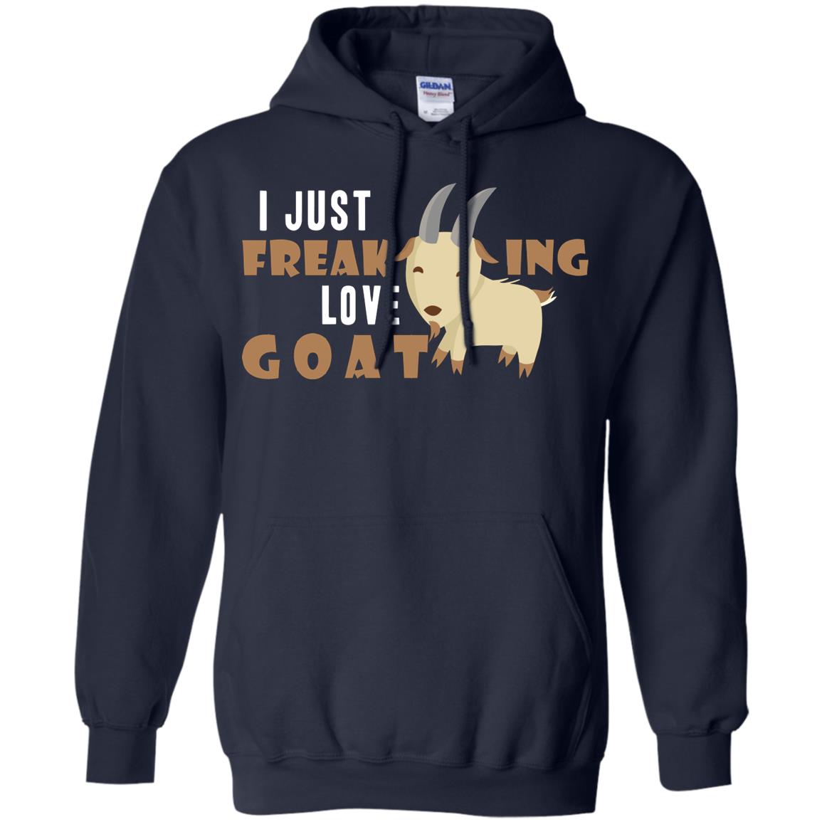I Just Freaking Love Goat Shirt Navy