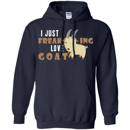 I Just Freaking Love Goat Shirt Navy