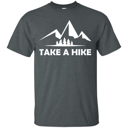 Take A Hike Hiking Lovers T-shirt Dark Heather
