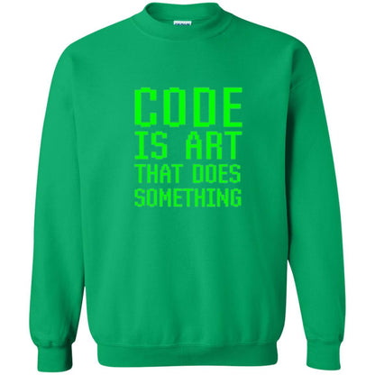 Coder T-shirt Code Is Art That Does Something