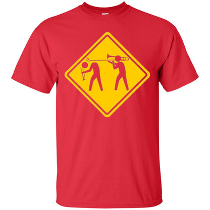 Funny Trombonist T-shirt Red