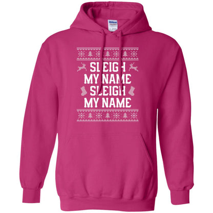 Christmas T-shirt Sleigh My Name Heliconia