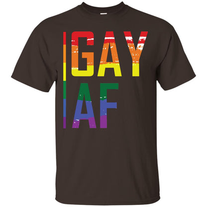 Gay Af Lgbt Pride Month 2018 Shirt Dark Chocolate