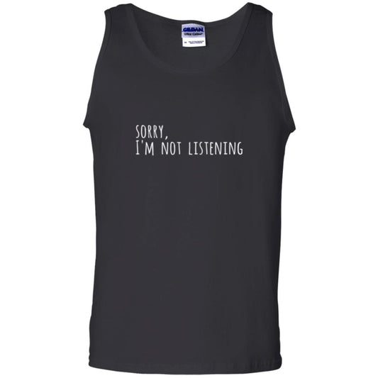 Lifestyle T-shirt Sorry I_m Not Listening Black