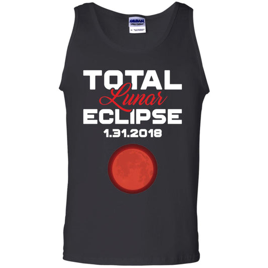 Eclipse January 31st 2018 Total Lunar Eclipse T-shirt Blood Moon Black