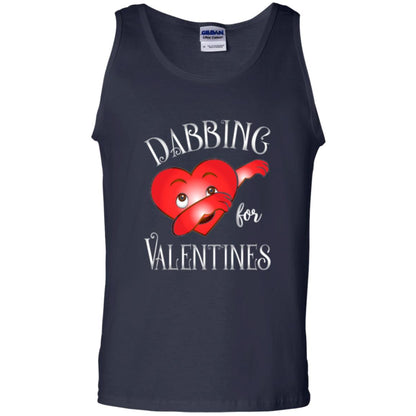 Valentines Day T-shirt Dabbing Heart T-shirt Navy