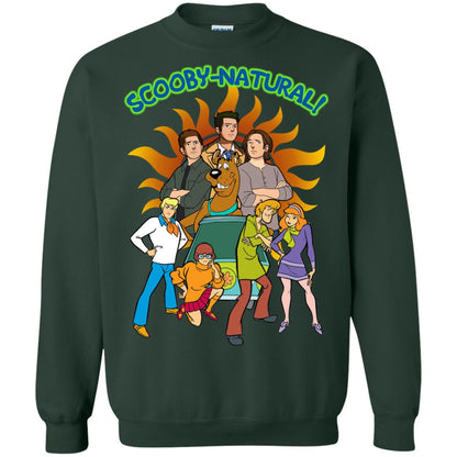 Scooby Natural Mystery Team Cartoon Shirt Forest Green