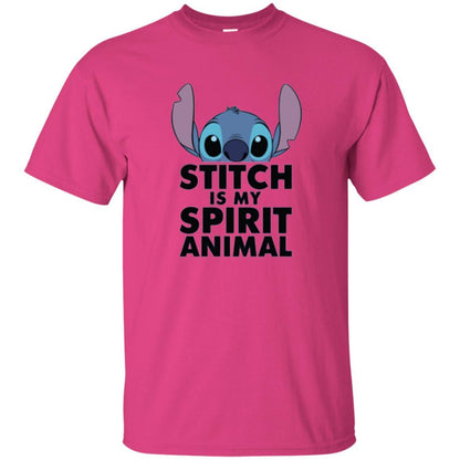 Disney Stitch Is My Spirit Animal T-shirt Heliconia