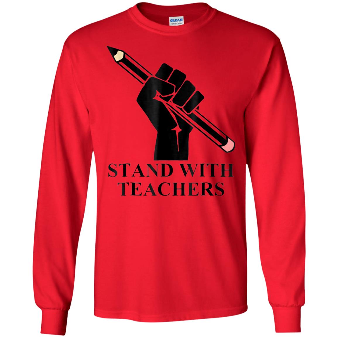 Colorado Teachers Stand With Teachers Educator Strike Shirt Red
