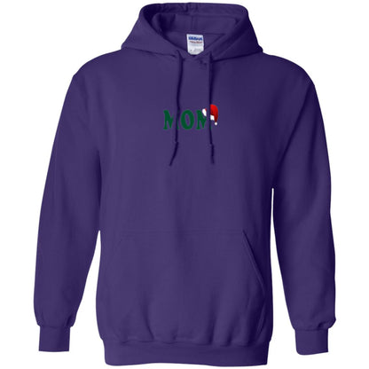 Christmas T-shirt Mom Santa Purple