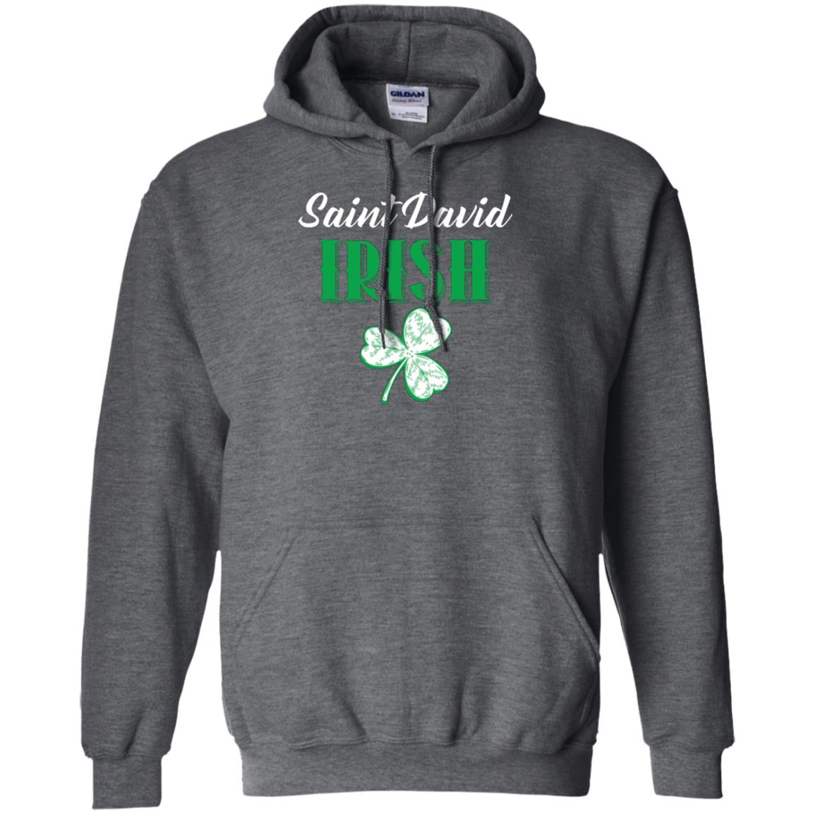 Saint Patrick's Day T-shirt Saint David Irish Dark Heather