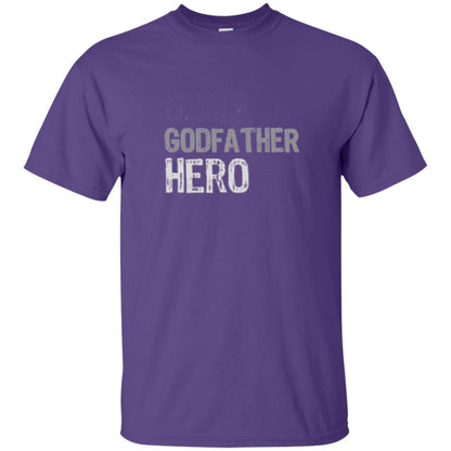 Daddy T-shirt Uncle Godfather Hero T-shirt Purple