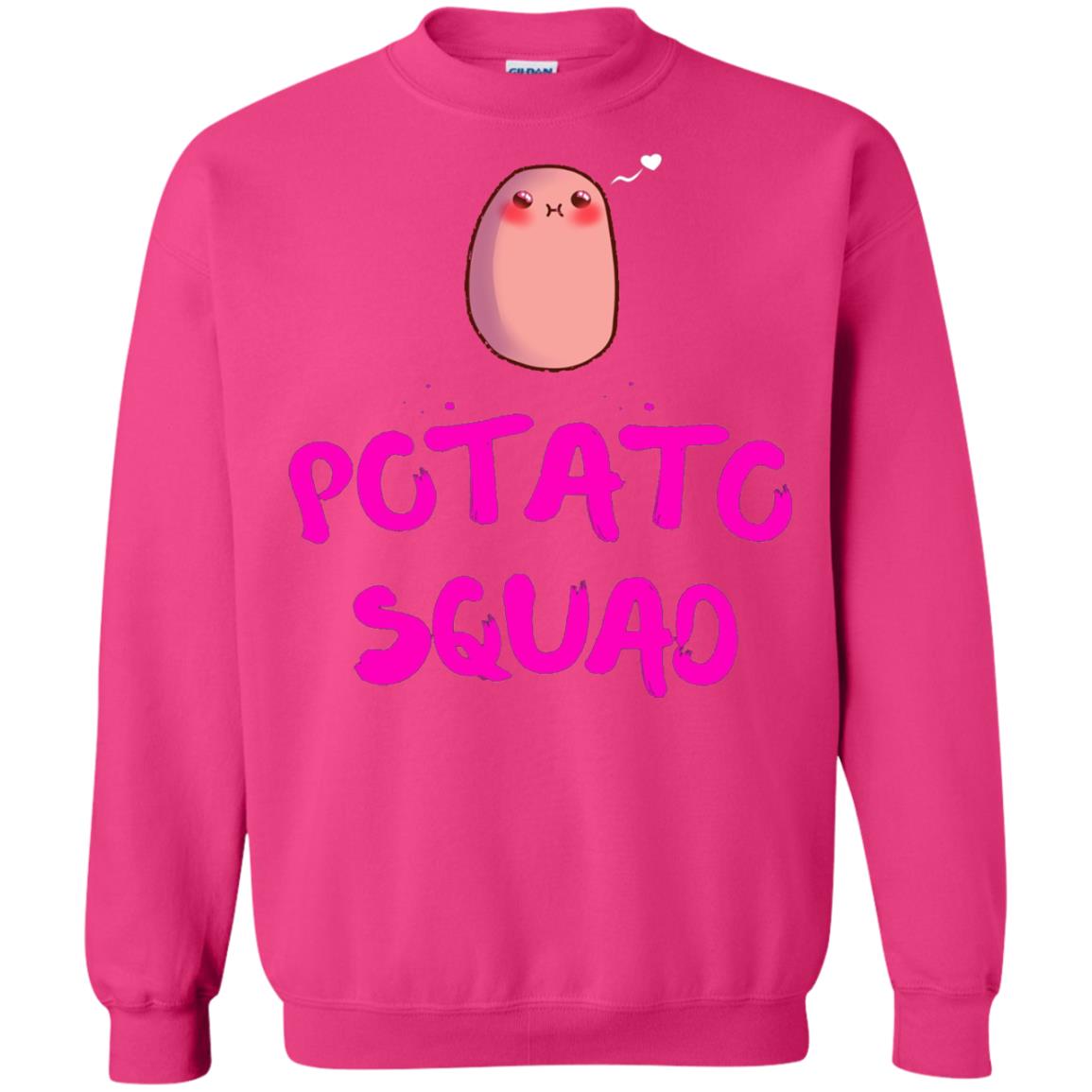 Cute Potato Squad T-shirt I Love Potato Heliconia