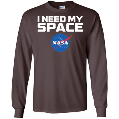 Nasa Logo T-shirt I Need My Space Dark Chocolate