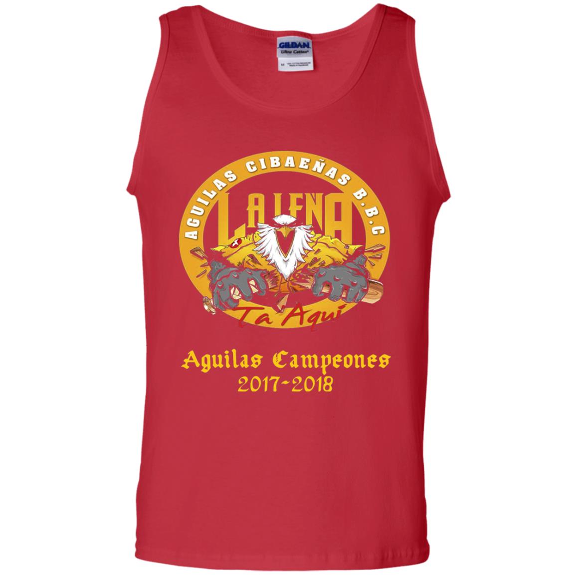 Baseball Lover T-shirt Aguilas Cibaenas Campeones 2017-2018 Red