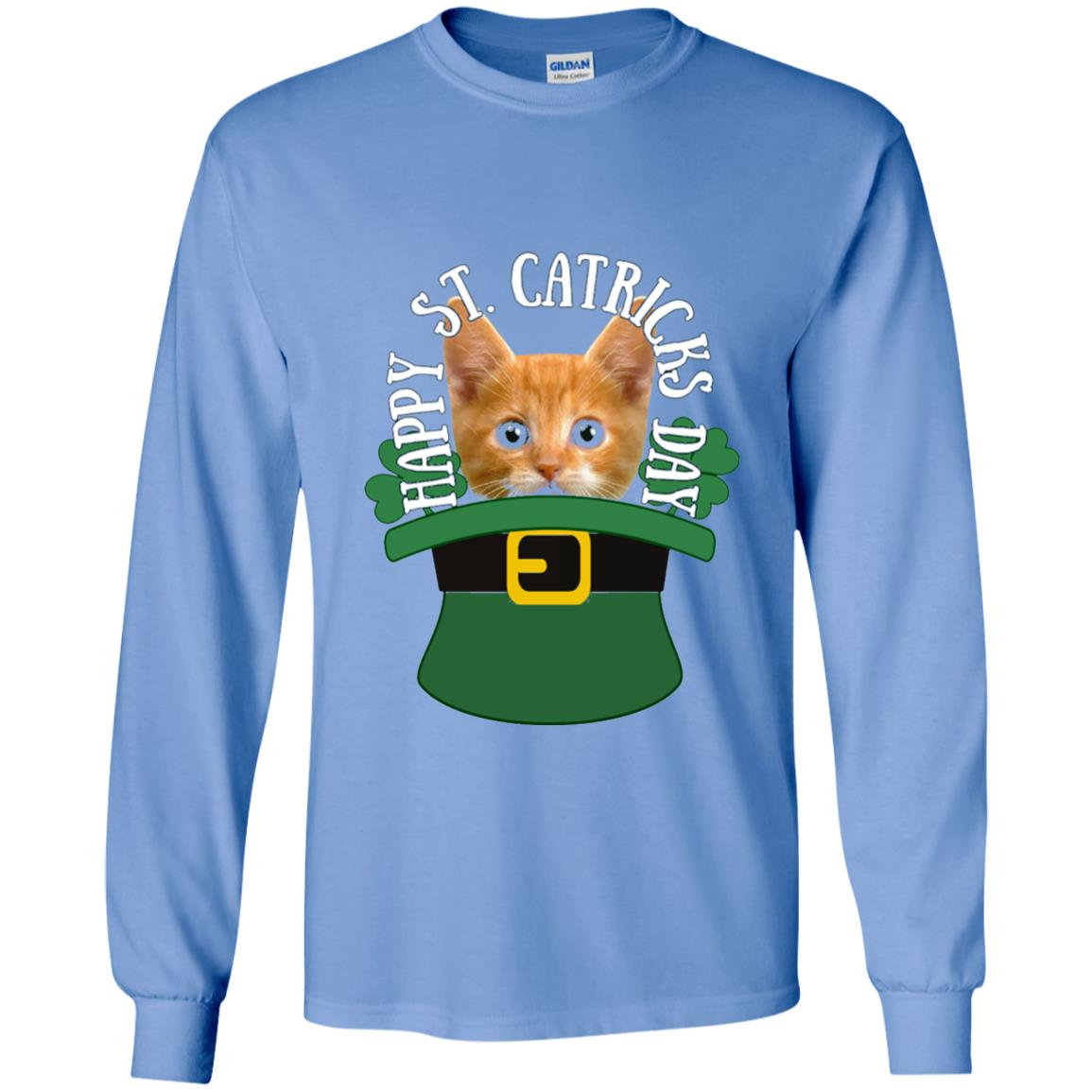 Happy Saint Patricks Day T-shirt Carolina Blue