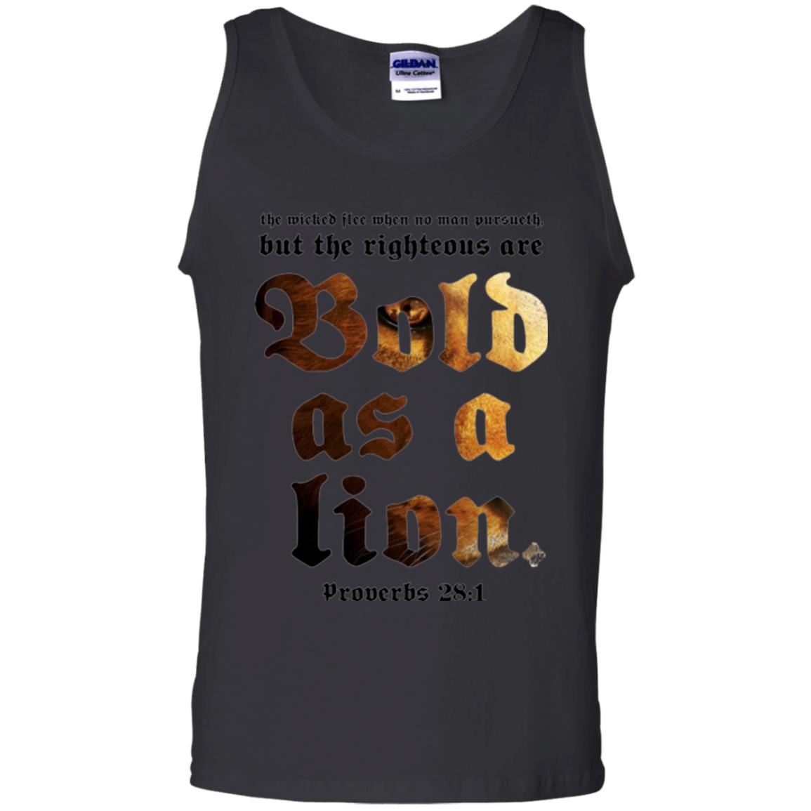 Christian T-shirt Bold As A Lion Black