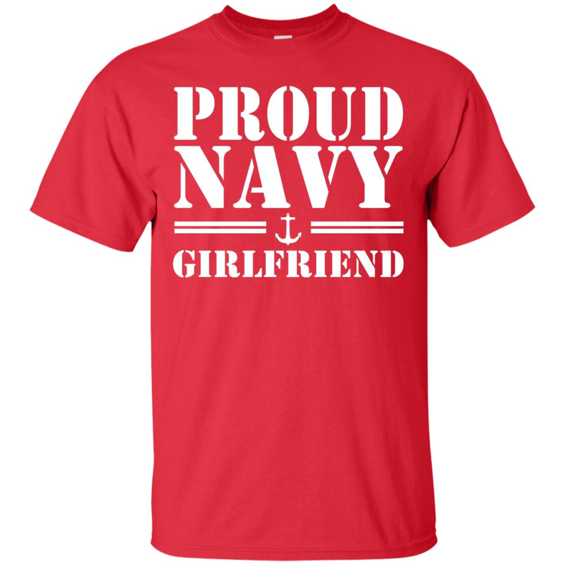 Pride U.s. Army Shirt Proud Navy Girlfriend Red
