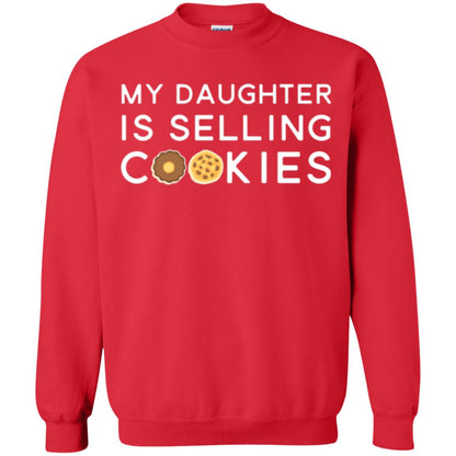 My Daughter Is Selling Cookies T-shirt Girl Cookie Red