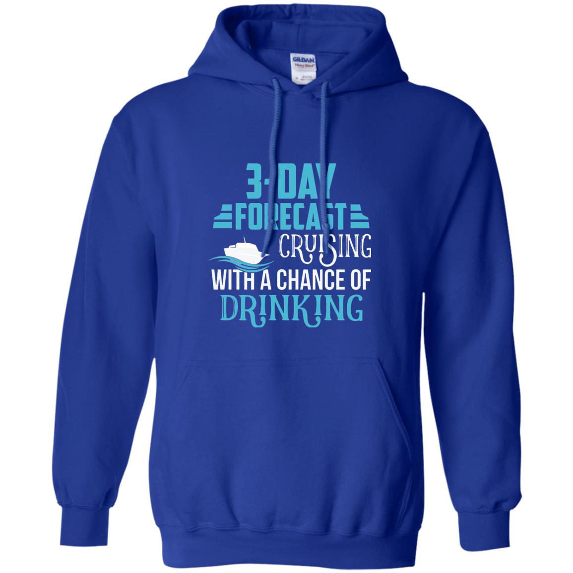 Funny Cruise T-shirt Forecast Cruising With A Chance Royal