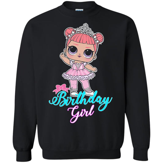 Doll Birthday Girl #squadgoals T-shirt Black