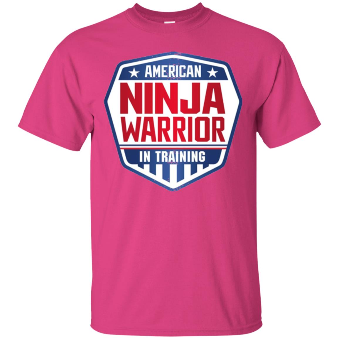 American Ninja Warrior In Training T-shirt Heliconia