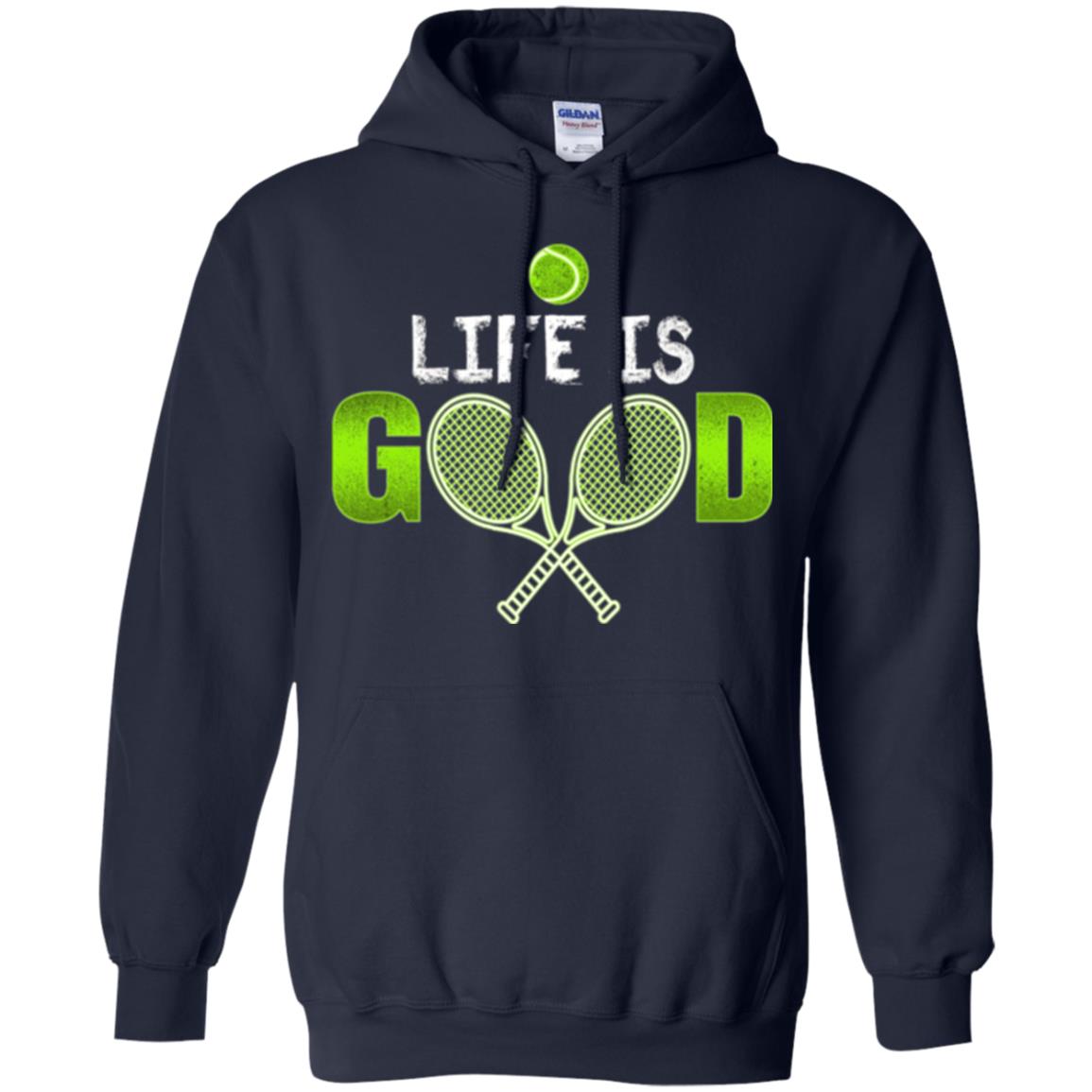 Tennis Lovers T-shirt Life Is Good Navy