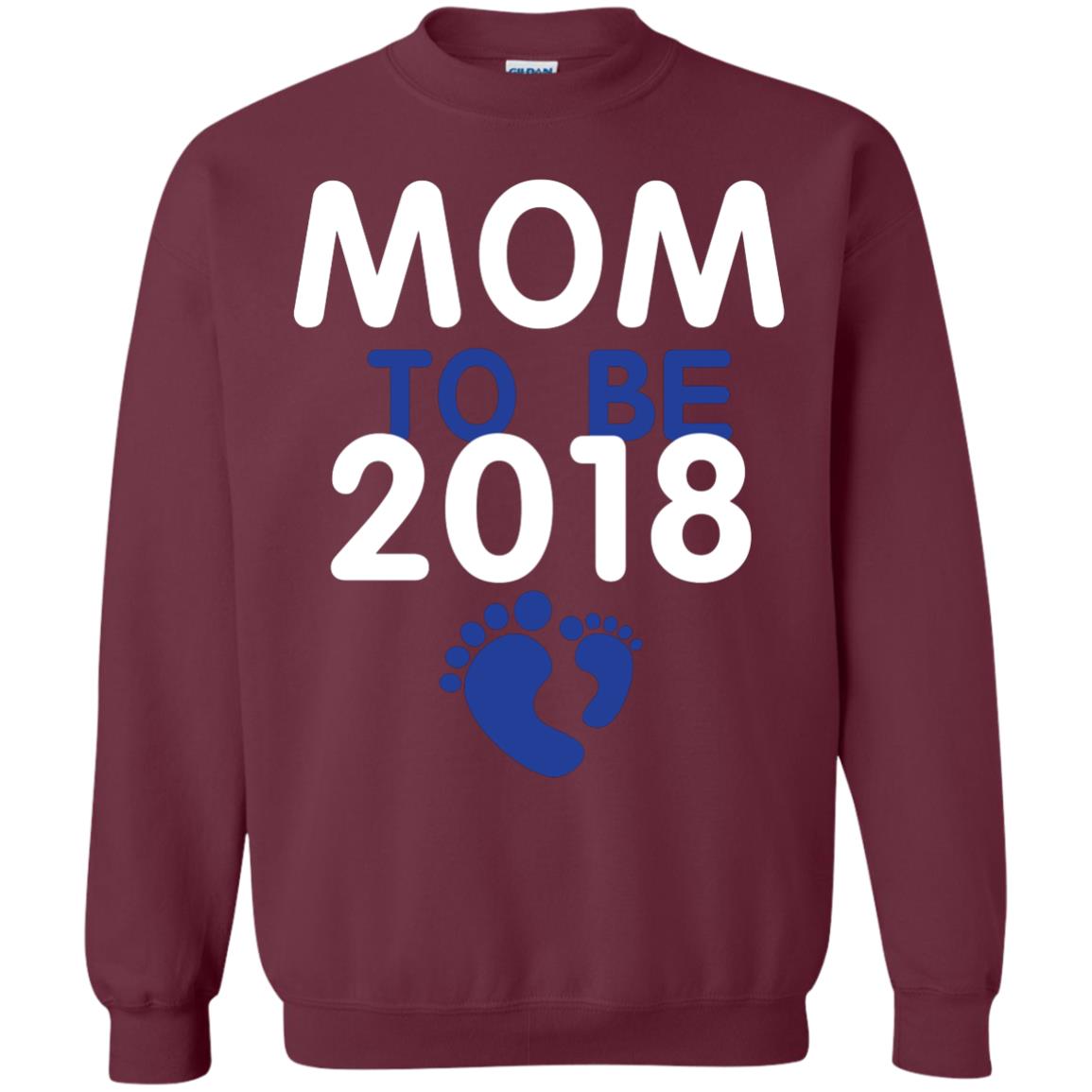 Pregnancy T-shirt Mom To Be 2018 Maroon