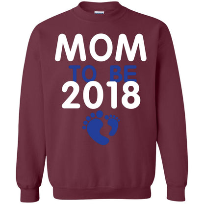 Pregnancy T-shirt Mom To Be 2018 Maroon
